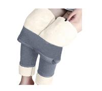 Legging Polaire Femme Grande Taille Hiver Molletonné Chaud Pantalon Fuseau Taille Haute Thermique Leggings Fourré Chauffant Coton Collants Jogging