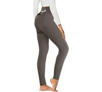 Legging Polaire Femme Hiver Legging Compression - Pantalon Chaud Thermique Et Doux avec Toison Extensible Taille Haute ÉPais DéContracté Confortable Et Polyvalent