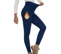 Legging Polaire Femme Hiver Pantalon Thermique Chaud et Doux avec Toison Extensible Collant Polaire Taille Haute Épais Thermique Femme Hiver Legging Polaire Grande Taille