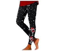 Legging Polaire Femme Pantalon Chaud Femme Collant De Noel, Leggings Athletic Running Cadeau Nouvel Pantalon Motif De NoëL Hiver Chauds Slim Casual Yoga Christmas Fitness