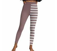 Legging pour femme - Pantalon rayé sexy - Décontracté - Imprimé - Taille haute - Sport - Pantalon de fitness - Collant moulant - Pantalon de yoga - Pantalon extensible - Costume d'Halloween - Vêtement