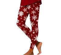 Legging Push Up Femme Legging Compression, Pantalon De Noel De Yoga Moulant D'EntraîNement Tendance Et Confortable Coupe AjustéE DéContracté Doux ÉLastique Mode
