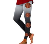 Legging Push Up Femme, Legging Grande Taille Pantalon De Noel Imprimé Bloc De Couleurs Doux Extensible Confortables EntraîNement DéContracté à La Mode Et Polyvalent