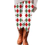 Legging Push Up Femme Pantalon Sport Taille Haute, Pantalon De Noel SéXy Imprimé Festif Coupe AjustéE ÉLéGante Confortable Quotidien SéDuisants Confortable Et DéContracté