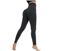 Legging Push Up Femme Taille Haute, Collant sans Couture Femme Contrôle du Ventre Couleur Unie Classiques Slim Simple Décontracté Moulant Sexy Tous Les Jours De Sortie Pantalons Léger Yoga Fitness