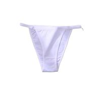 Legging Rose Femmes Coton sous-Vêtements Basique Bikini Culotte Féminine Débardeur Rouge Fille (White, L)