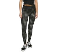 Legging sans couture - URBAN CLASSICS - Heritage - Noir - Taille haute - L/XL S/M