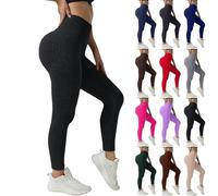 Legging Sport Femme,CôTelé Pantalon De Yoga CôTelé Taille Haute éLastique, ContrôLe du Ventre, Gym, EntraîNement, Yoga, Course à Pied, Leggings Compression, Pantalon Femme Taille Elastique