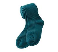 Legging Sport Pantalon Broderié Imprimé Pants Multicolore Paillettes Élastique Pantalon Printemps Automne Doublure Polaire Légère Coupe Ajustée Sous-Vêtement Technique Leggings (Green, 2-4 Years)