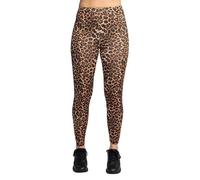 LEGGING STRETCH PEAU LÉOPARD ANIMAL FEMME M Marron, Chocolat M