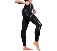 Legging Sudation Femme Minceur Amincissant Anti Cellulite Fort Compression Thermique Sauna Pantalon Ventre Plat Taille Haute Pants S
