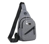 Legging taille basse pour femme, sac de loisirs, sac à bandoulière, sac de sport, sac de taille pour homme, short à enfiler pour femme, sac taille haute, gris, Taille unique