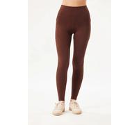 Legging taille haute 7/8 avec poche femme Girlfriend Collective Marron M