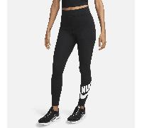 Legging taille haute à motif Nike Classics pour femme Noir/Blanc XS Tall