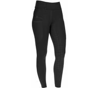 Covalliero Riding Tights HighWaist, leggings d'équitation, culottes, noir, taille 42/44, polyamide, femme, avec poche pour téléphone portable, ceinture large