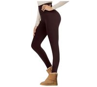 Legging Taille Haute Femme ÉLastiques en Polaire Chaud Coupe AjustéE Mode | Pantalon Hiver Thermique Collant Doux et élastique Confortable pour Le Sport Jogging Gym Chic Classique