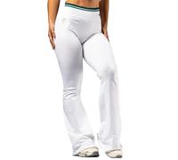 Legging taille haute femme Nebbia Club D'or Flared Blanc L