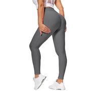 Legging taille haute gaufré en nid d'abeille pour femme avec poches, relève les fesses, anti-cellulite, contrôle du ventre, pantalon de gym, yoga, entraînement, course à pied, collant de compression