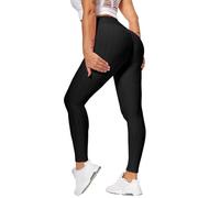 Legging taille haute gaufré en nid d'abeille pour femme avec poches, relève les fesses, anti-cellulite, contrôle du ventre, pantalon de gym, yoga, entraînement, course à pied, collant de compression