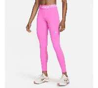 Legging taille mi-haute à empiècements en mesh Nike Pro pour femme Playful Pink/Blanc XL (FR 50-52)