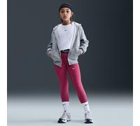 Legging taille mi-haute Nike Pro pour fille Sweet Beet/Noir/Blanc M