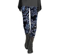 Legging thermique d'hiver pour femme - Pantalon long - Legging douillet - Sous-vêtements thermiques imprimés colorés - Pantalon thermique - Pantalon d'extérieur - Legging d'hiver épais - Pantalon de