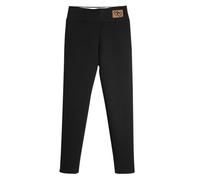 Legging thermique pour femme avec doublure en polaire - Collants stretch doux - Collants élastiques - Respirants - Opaques - Bas thermiques - Pantalon d'hiver pour les jours froids, a-noir, L