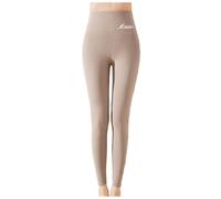 Legging thermique pour femme en velours avec taille, automne et hiver, les nouveaux modèles peuvent porter de grands pantalons thermiques sans couture 2025, Gris clair., L