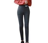 Legging thermique pour femme : leggins longs et chauds en polaire, leggings thermiques en velours, sous-vêtements thermiques, taille haute, opaque, noir, leggings thermiques doublés chauds collants