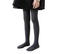 Legging thermique pour fille en coton, leggings pour fille, doublé, pantalon d'hiver chaud, couleur unie, épais, pantalon long pour enfants, leggings thermiques en coton élastique pour l'hiver, gris