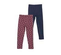 Legging thermiques uni et imprimÃ© all-over fille s.Oliver (x2) Rouge 10 ans
