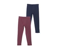 Legging thermiques uni et imprimÃ© all-over fille s.Oliver (x2) Rouge 4 ans
