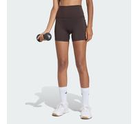 Adidas 3 Stripes Studio All Me Booty 5´´ Short Leggings Marron XS Femme
