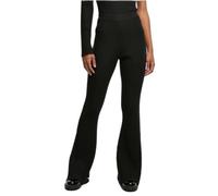 Legging - URBAN CLASSICS - Évasé - Noir - Femme - Coton Élasthanne L