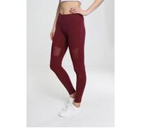 Legging - URBAN CLASSICS - Legging tech mesh - Bordeaux (Rouge) - Mesh - Femme XXXXL