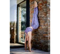 Legging yoga colibri court imprimé zèbre (