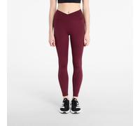 Leggings adidas 3 Stripes Studio All Me 7/8 X-Over Leggings Maroon M