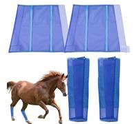 Leggings Anti-Mouche pour Chevaux, Bottes Anti-Mouche pour Chevaux - Bottes Anti-Mouches réutilisables pour Chevaux - Bottes de Cheval de Conception Respirante, Leggings Anti-Mouches pour équidé