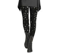 Leggings Brillants pour Femmes,Party Pantalon À Paillettes Brillant Couleur Unie Pantalon De Soirée Taille Haute Sweatpants Vintage Pantalon De Style Y2k Mode Pantalons Danse