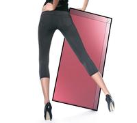 Leggings Courts MARIKA BAS BLEU 3/4 Femme avec Poches Noir - SUR COMMANDE