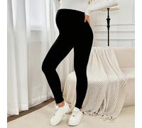 Leggings de maternité de couleur unie à taille haute, coupe slim, doublés de thermique. Ensemble de lingerie, sous-vêtements femme, pyjama, robe de chambre, nuisette, débardeur avec soutien-gorge, leg