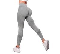 Leggings de Sport Femme Anti Cellulite Push Up Taille Haute Butt Lift Elastique Pantalon de Compression Sport Yoga