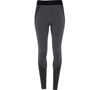 Leggings de sport pour femmes TriDri avec coupe 3D, sans coutures RW6555 (M) (Noir)
