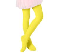 Leggings de Sport pour Filles - Collant Opaque Enfant Fille Collants Combinaison Legging athlétique variété de Couleurs Coton Coloré Jambes Longues pour Fête Ballet Danse Uniforme