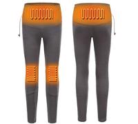 Leggings D'extérieur Softshell d'hiver, Pantalons Chauffants Électriques À 8 Zones, 3 Contrôles De Température, Pantalons en Polaire De Neige Chauffants pour Randonnée en Plein Air