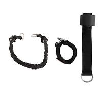 Leggings Door Pull Corde Résistance Fitness Bands Ring Backle Bandage de la Cheville Set Noir Renforcen HIPS Jois Fracs pour Home Gym Workout Nylon PP Matériau 196G