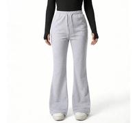 Leggings évasés gris slim fit mode décontractée pour adolescentes, pantalon long confortable en tricot, pantalon évasé gris printemps/automne printemps/été, pantalon de survêtement 14Y,13Y,16Y,15YUnic
