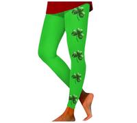 Leggings Femme 2026 | Modèle Saint Patrick Festif Leggings de Training Saint Patrick Leggings de Loisir et de Sport Saint Patrick | Ultra Douxpour Femme (Green, L)