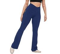 Leggings Femme éVasé Pantalon De Yoga ContrôLe du Ventre De Sport Taille Haute Yoga Fitness Danse Jegging Chic Et éLéGant Extensible D'EntraîNement Confortable Pas Cher Collant