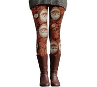 Leggings Femme Legging Legging Anti Cellulite Femme pour Les Fêtes Rester à La Maison Imprimé Festif Confort Douillet Extensible Souple Taille Haute Usage Quotidien Pantalon Fashion Motifs Uniques
